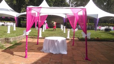 300 Pax Garden Wedding with Hexagonal Tents Set Up Package
