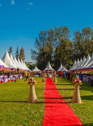 500 Pax Garden Wedding with Restaurant Set Up Package