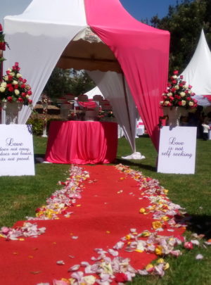 300 Pax Garden Wedding with Restaurant Set Up Package