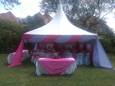 Birthday party tent decor for Mercy at Lavington, Nairobi - Expat Events